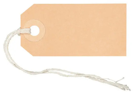BIELLA Anhänge-Etiketten 35x70mm 56107000U braun 50 Stück Idealshop