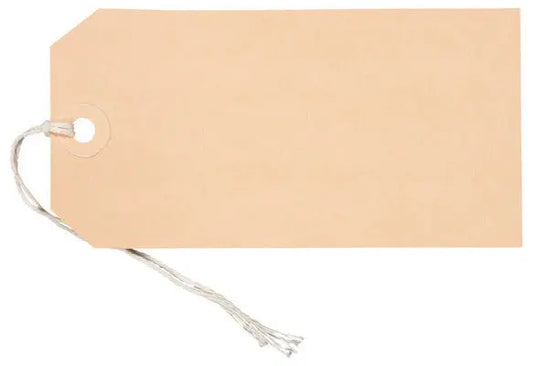 BIELLA Anhänge-Etiketten 65x130mm 56113000U braun 50 Stück Idealshop