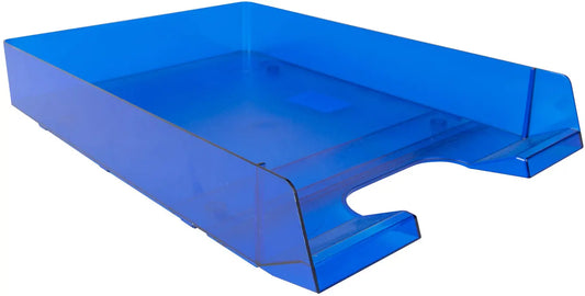 BIELLA Briefkorb Parat-Plast A4/C4 30540105U blau transparent Idealshop