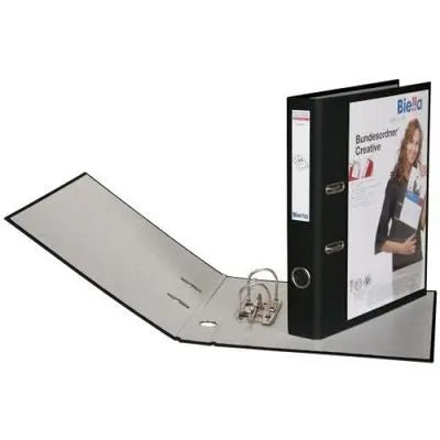 BIELLA Bundesordner Creative 4cm 10342402U schwarz mit Sichttasche A4 Idealshop