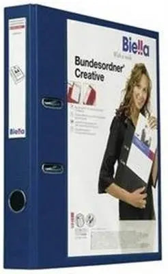 BIELLA Bundesordner Creative 4cm 10342443U marine mit Sichttasche A4 Idealshop