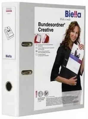 BIELLA Bundesordner Creative 7cm 10342701U weiss mit Sichttasche A4 Idealshop