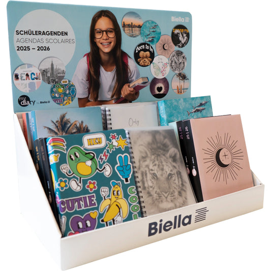 BIELLA    Display Schüleragenden   25/26 Idealshop
