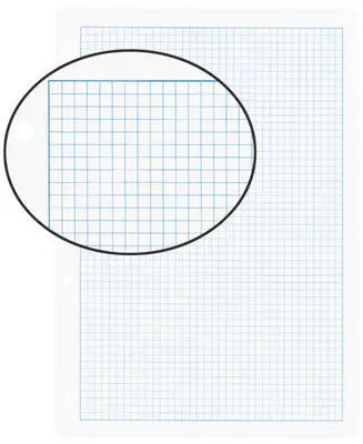 BIELLA Einlageblätter A4 45144400U weiss,kar. 4mm,4-Loch 100Bl. Idealshop