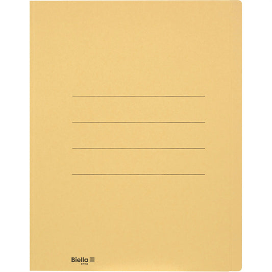 BIELLA Einlagemappe A4 25040020U gelb 240g/m2 Idealshop