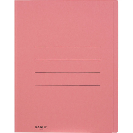 BIELLA Einlagemappe A4 25040045U rot 240g/m2 Idealshop