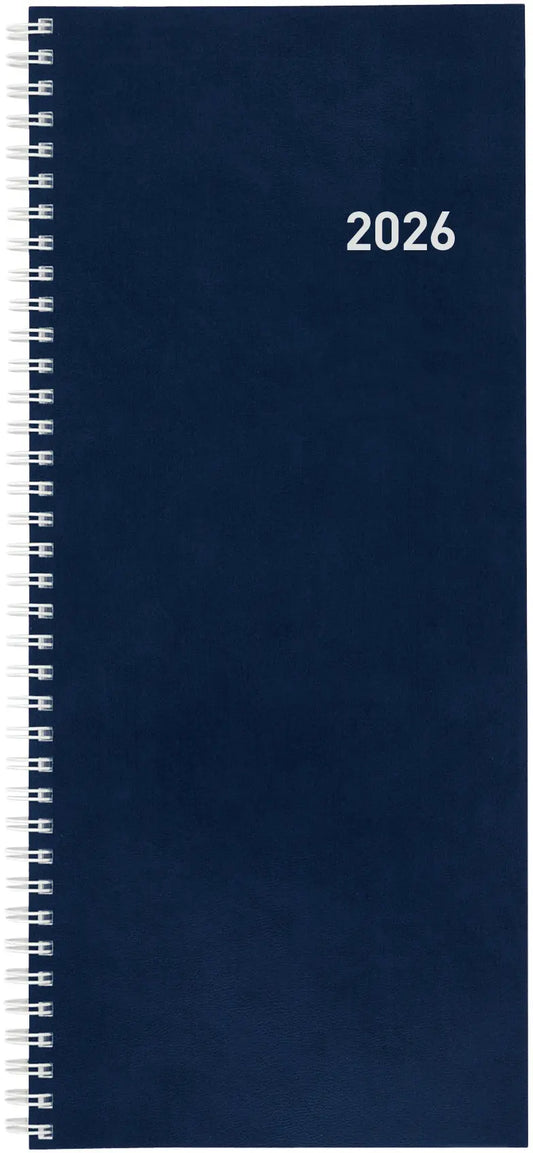 BIELLA GA Twist Wire-O 2026 803336050026U 1W/2S blau ML 13.5x31.5cm Idealshop