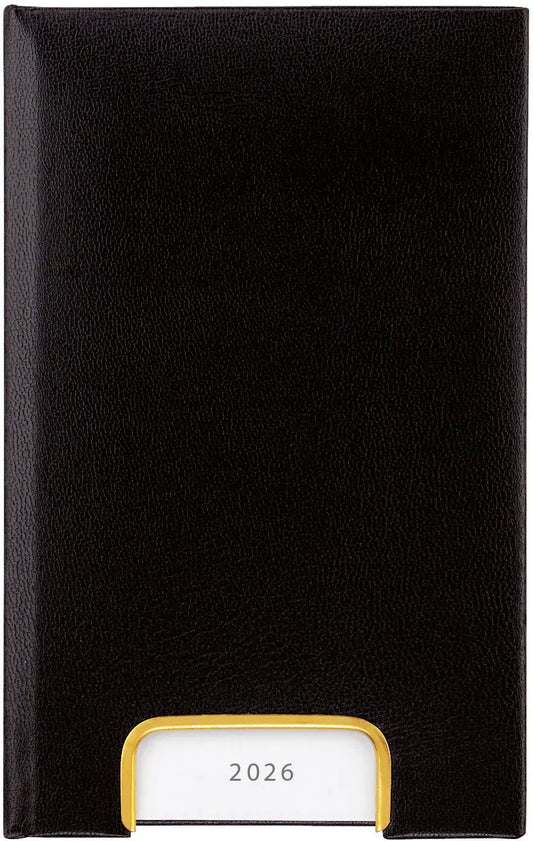 BIELLA Geschäftsagenda Disponent 2026 807401020026U 1T/1S schwarz ML 10.1x16cm Idealshop