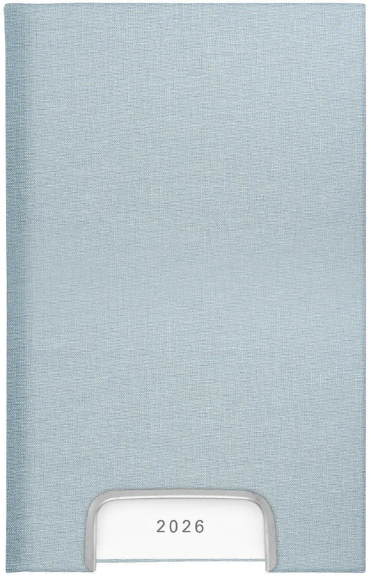 BIELLA Geschäftsagenda Disponent 2026 807401060026U 1T/1S hellblau ML 10.1x16cm Idealshop