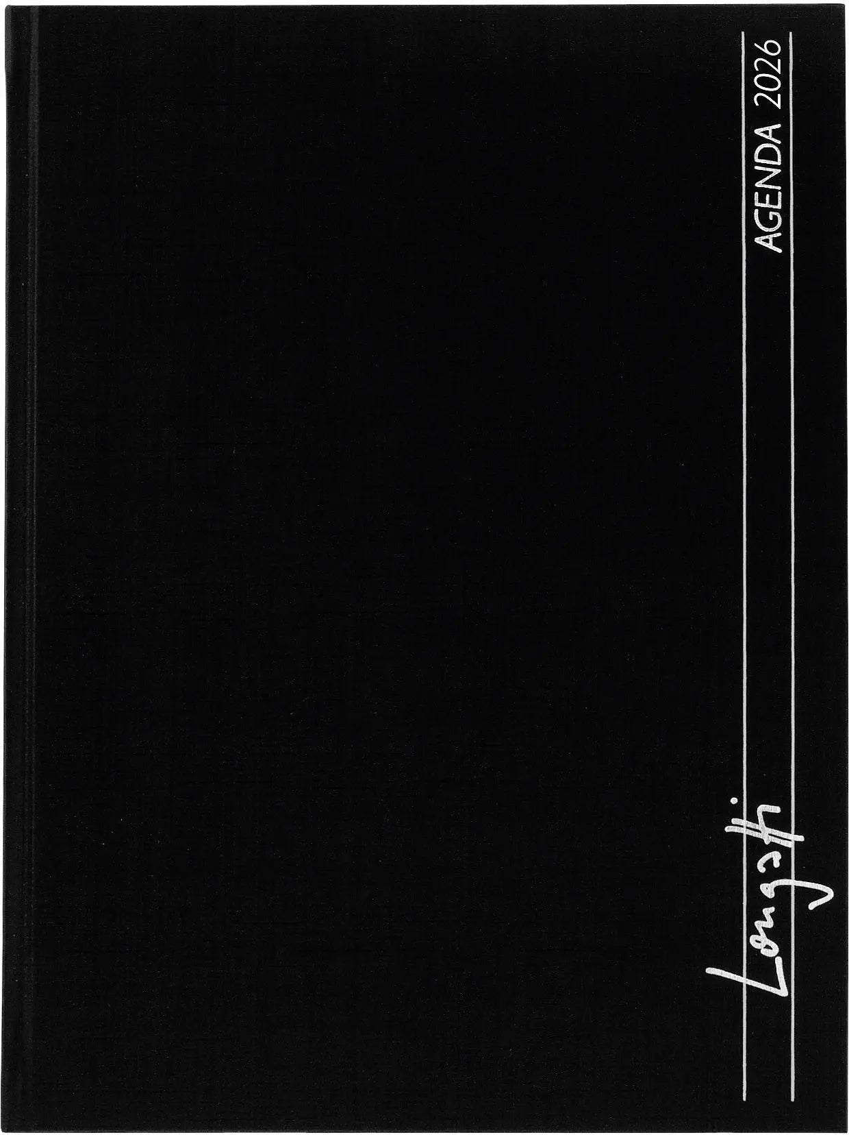 BIELLA Geschäftsagenda Longatti 2026 812725020026U 1W/2S schwarz ML 18x24.5cm Idealshop