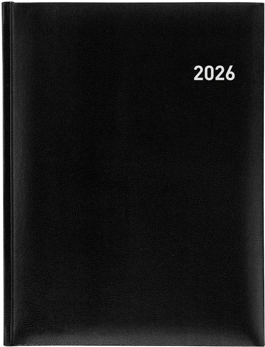 BIELLA Geschäftsagenda Orario 2026 809301020026U 1W/2S schwarz ML 17.8x23.5cm Idealshop