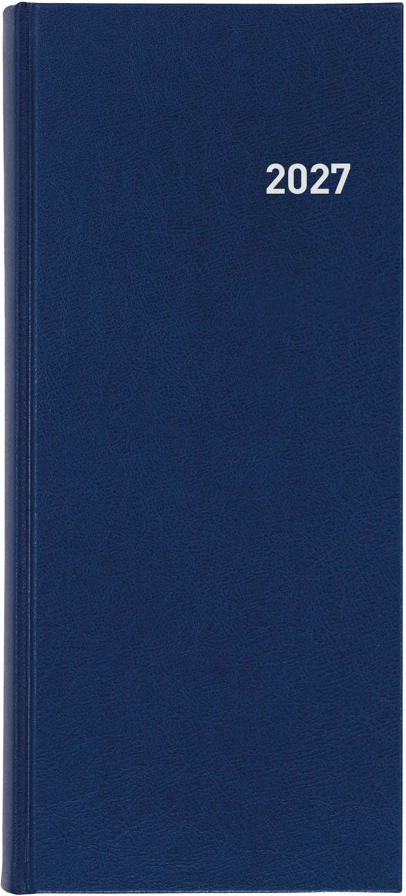 BIELLA Geschäftsagenda Tower ML 2027 800311050027U 1T/2S blau ML 13.5x31.5cm Idealshop