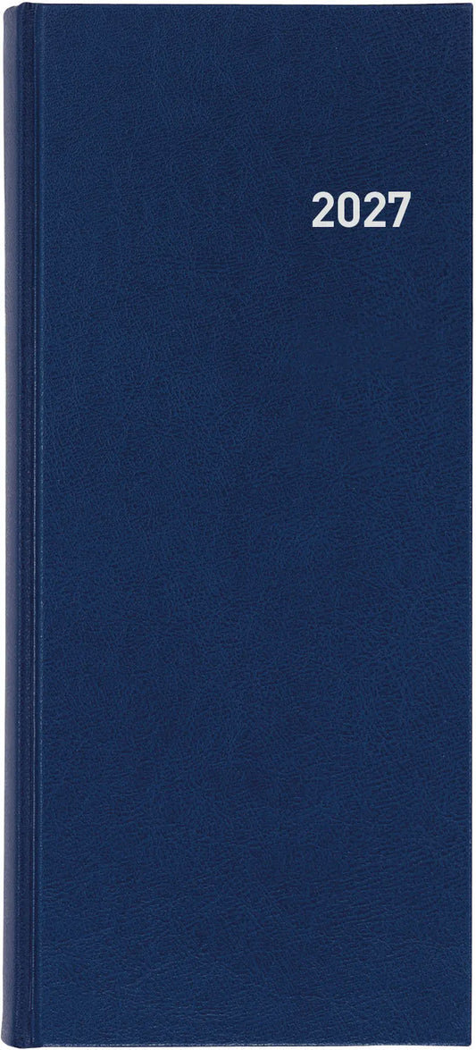BIELLA Geschäftsagenda Tower ML 2027 800311050027U 1T/2S blau ML 13.5x31.5cm Idealshop