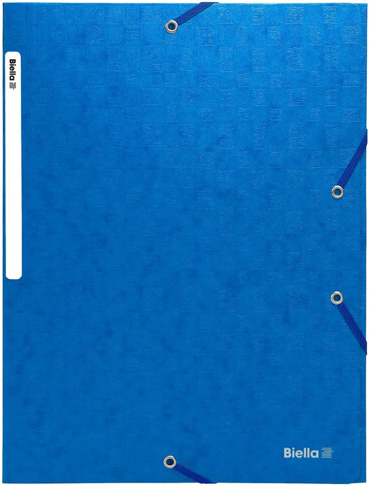 BIELLA Gummibandmappe A4 17840005U blau, 590gm2 220 Bl. Idealshop
