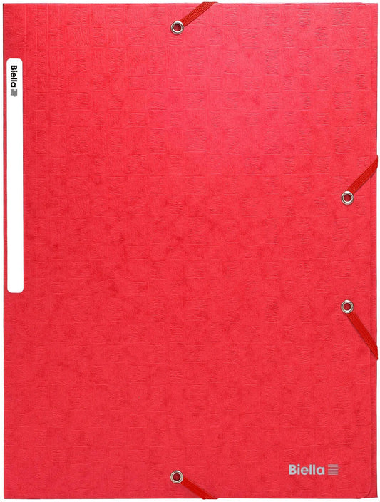 BIELLA Gummibandmappe A4 17840045U rot, 590gm2 220 Bl. Idealshop
