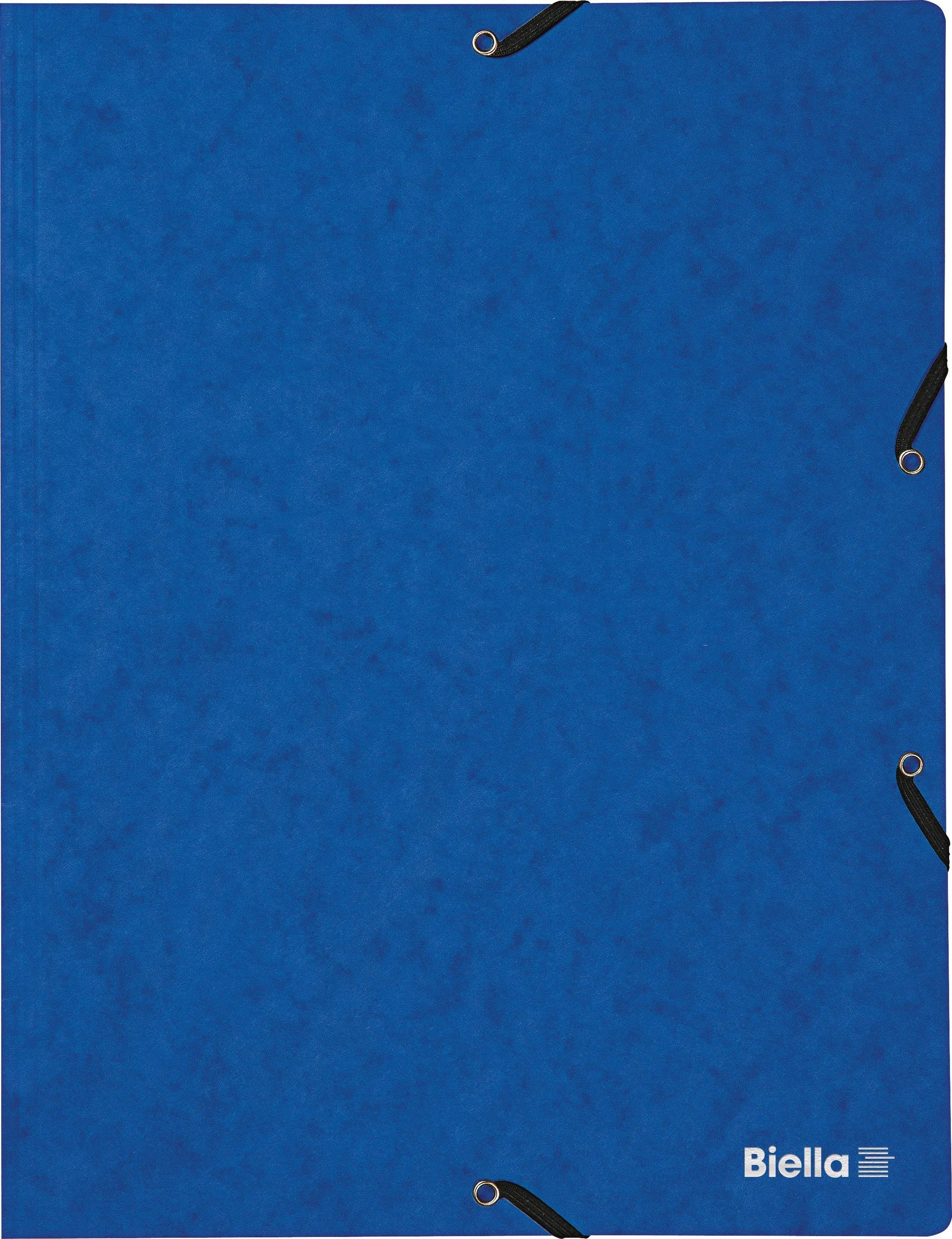 BIELLA Gummibandmappe A4 17840105U blau, 355gm2 200 Bl. Idealshop