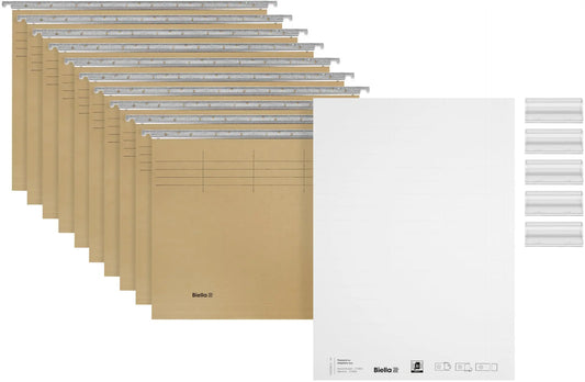 BIELLA Hängemappen-Set A4 27041400U olive 32x24cm, 10 Stück Idealshop
