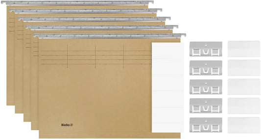 BIELLA Hängemappen-Set A4 27045600U olive 32x26cm 5 Stück Idealshop