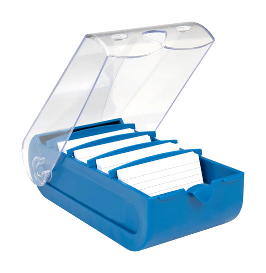 BIELLA Karteikartenbox Bunny A7 20879105U blau 13.2x8.5x25cm Idealshop