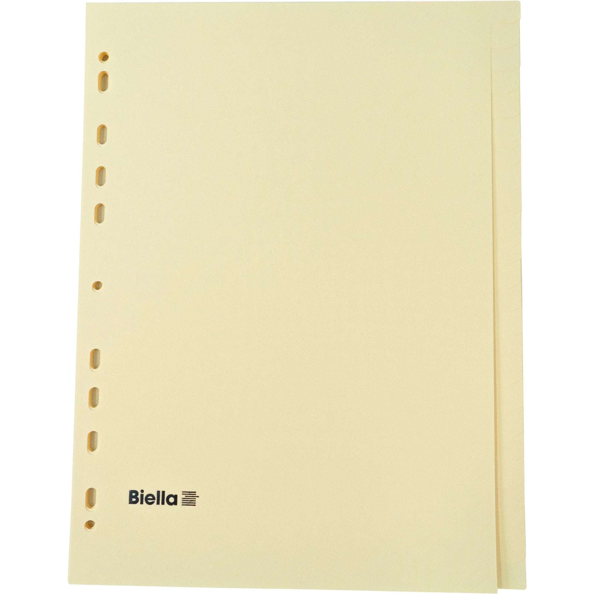 BIELLA Kartonregister A4 19542400U gelb 24-teilig Idealshop