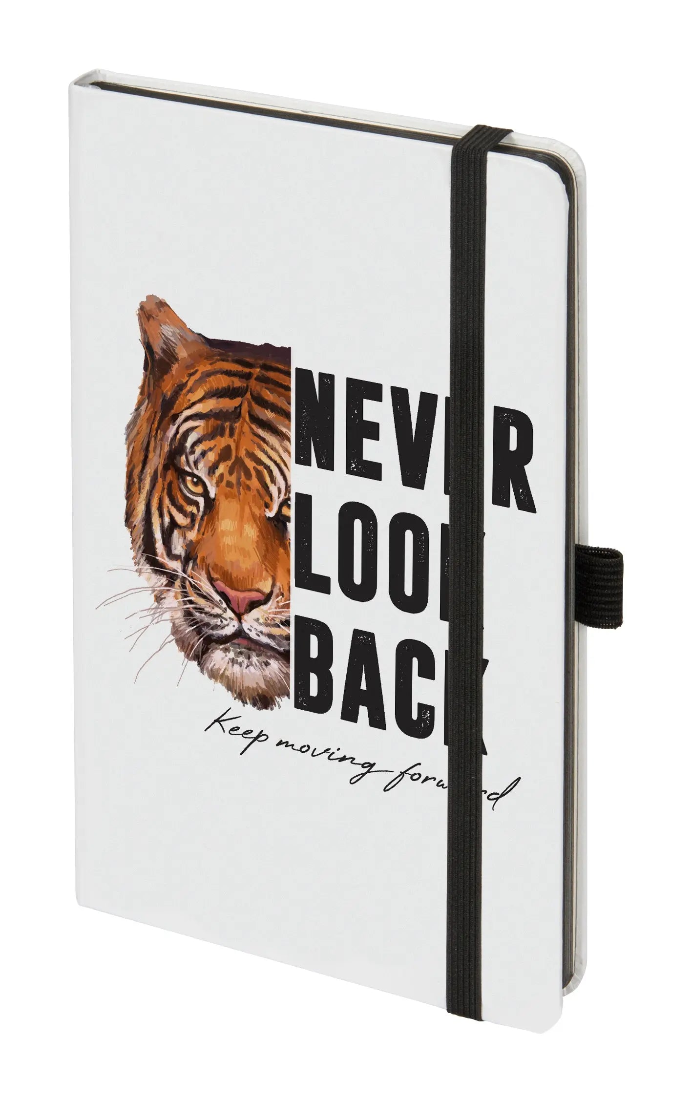 BIELLA Notizbuch Kompagnon WhiteTrend 5845337923U Tiger, gepunktet 12.5x19.5cm Idealshop