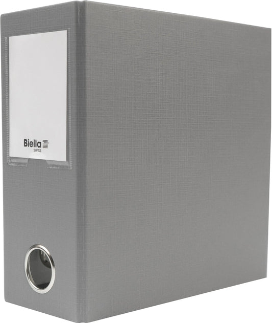 BIELLA Ordner 8cm 12060800U grau A6 Idealshop
