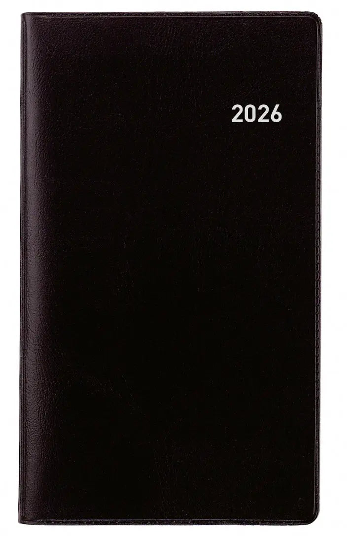 BIELLA Planer Berlin 2026 851561020026U 6M/2S schwarz ML 8.7x15.3cm Idealshop