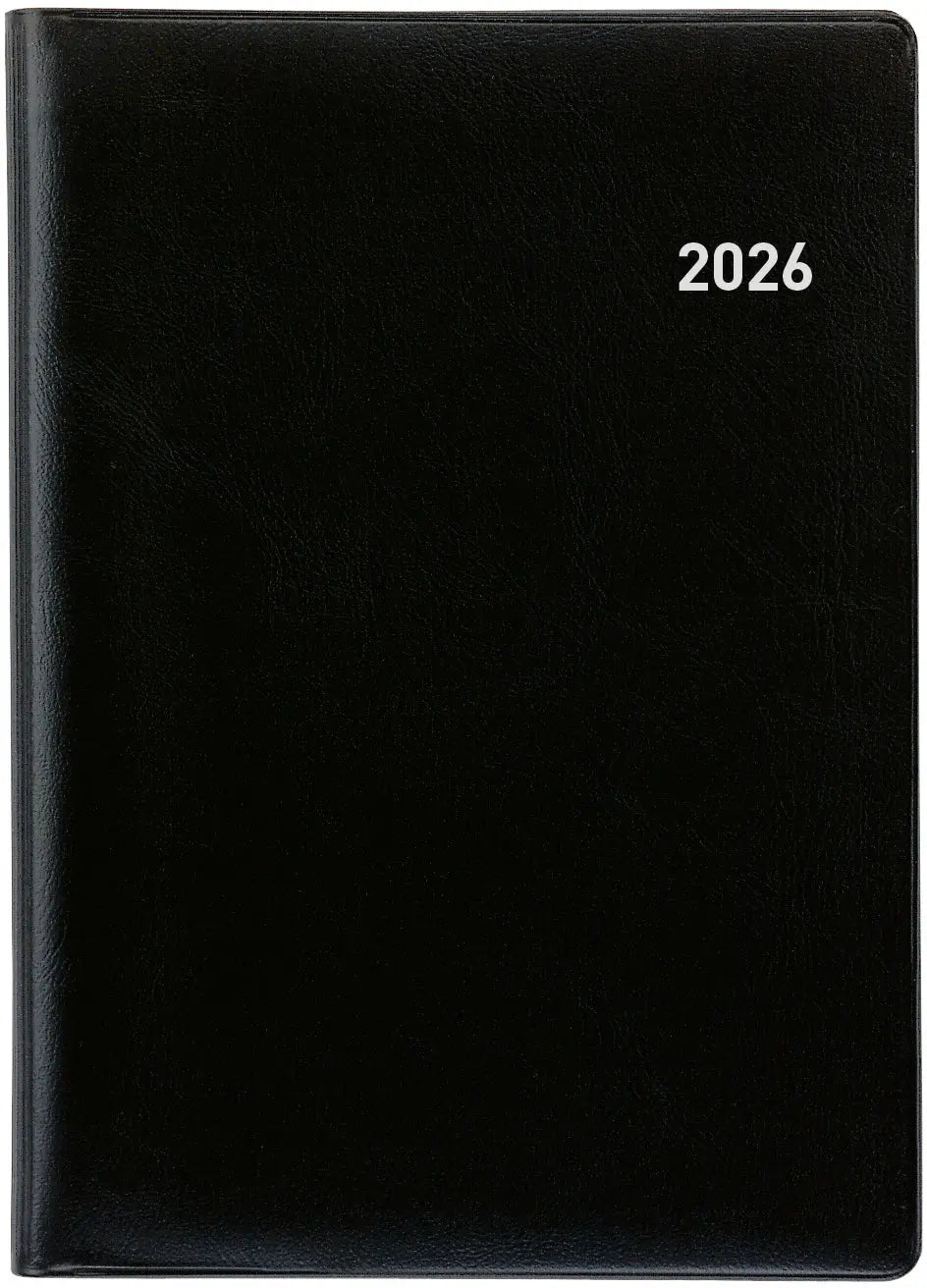 BIELLA Planer Glasgow 2026 855312020026U 1M/2S schwarz ML 10x13.9cm Idealshop