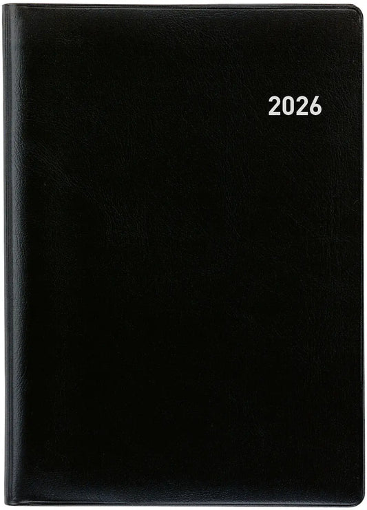 BIELLA Planer Glasgow 2026 855312020026U 1M/2S schwarz ML 10x13.9cm Idealshop