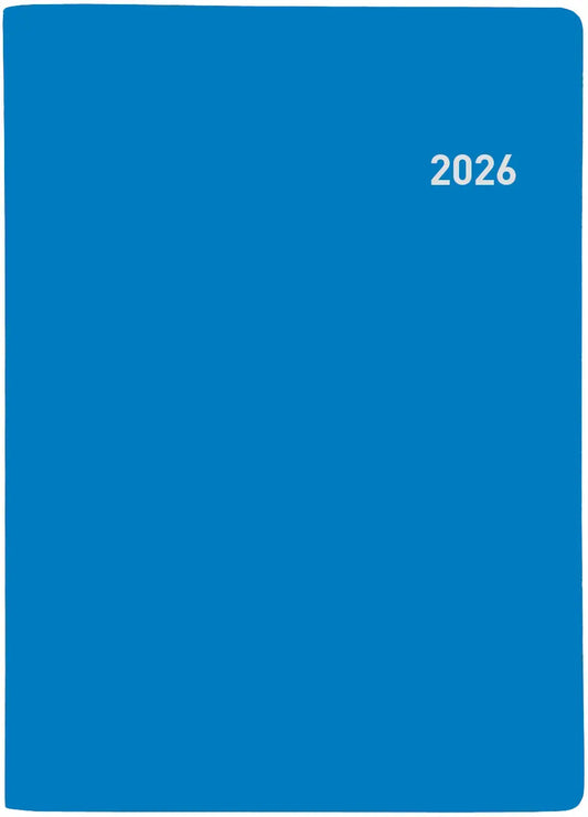 BIELLA Planer Glasgow 2026 855312050026U 1M/2S blau ML 10x13.9cm Idealshop