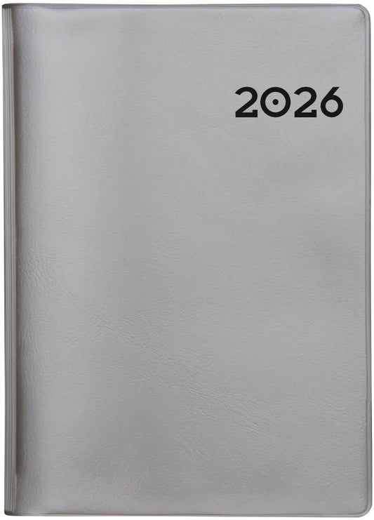 BIELLA Planer Glasgow 2026 855312280026U 1M/2S silber ML 10x13.9cm Idealshop