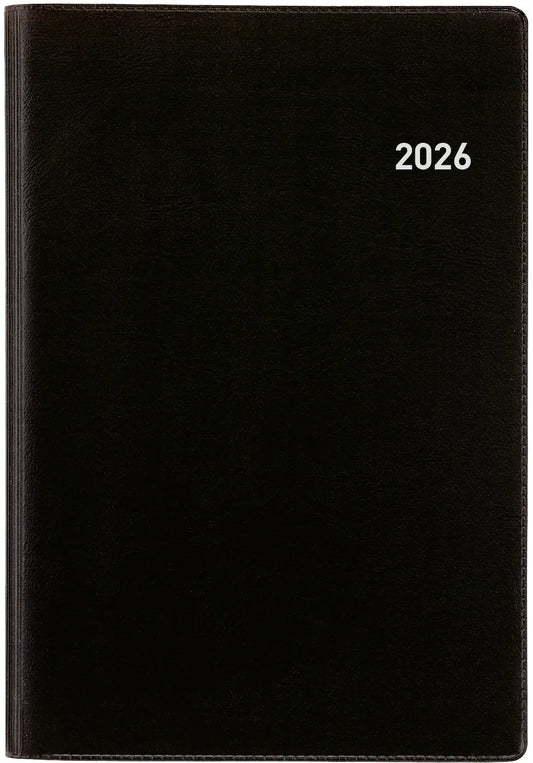 BIELLA Planer Istanbul 2026 855612020026U 1M/2S schwarz ML 10.6x15.3cm Idealshop
