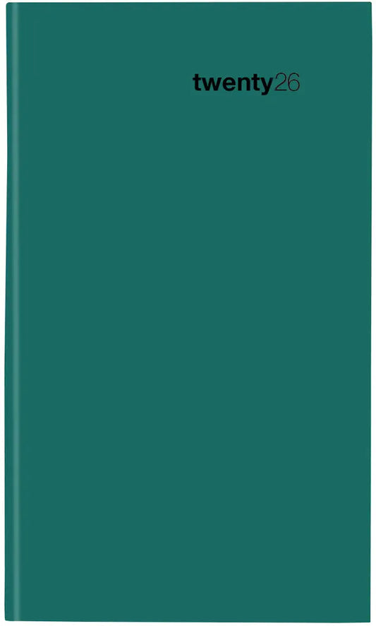 BIELLA Planer Luzern Colorful 2026 855527090026U 1M/2S petrol ML 8.7x15.3cm Idealshop