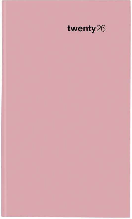 BIELLA Planer Luzern Colorful 2026 855527400026U 1M/2S rosa ML 8.7x15.3cm Idealshop