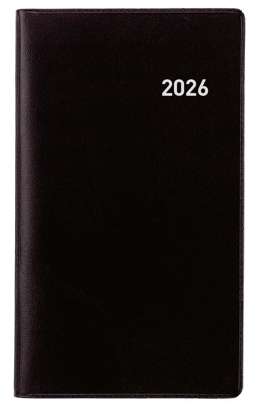 BIELLA Planer Paris 2026 851512020026U 1M/2S schwarz ML 7.5x12.6cm Idealshop