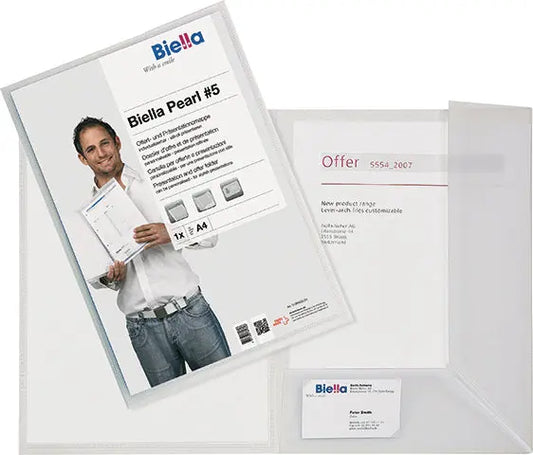 BIELLA    Präsentationsmappe Pearl#5  A4 Idealshop