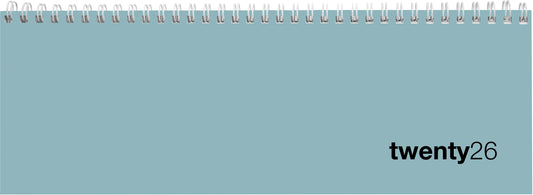 BIELLA Pultkalender Colorful 2026 888377310026U 1W/2S salb.grün ML 29.7x10.5cm Idealshop