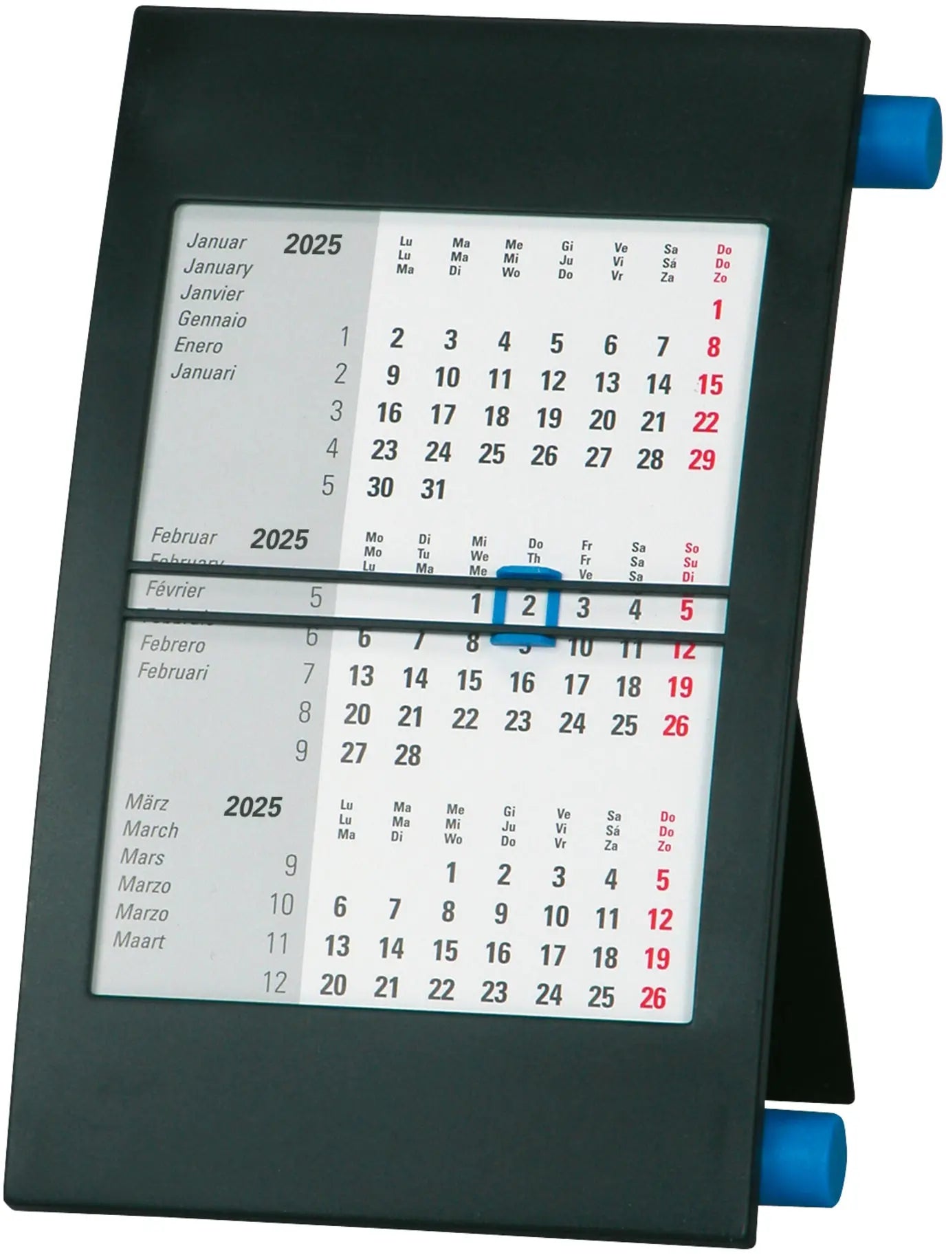 BIELLA    Pultkalender Desktop      2025 Idealshop