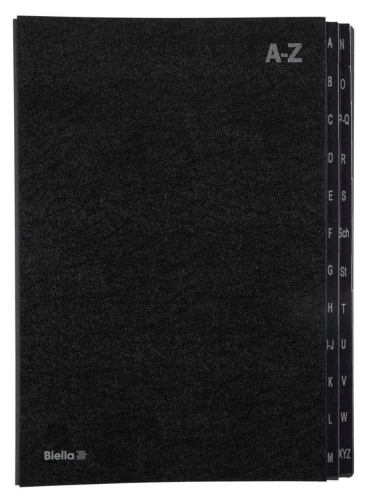 BIELLA Pultmappe A4 32342400U schwarz A-Z Idealshop