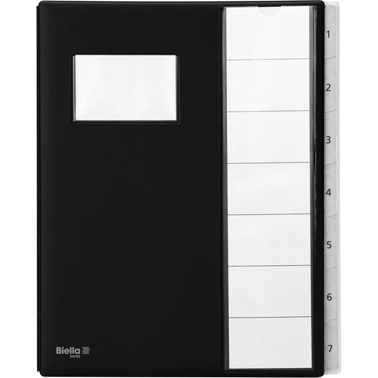 BIELLA Pultmappe Pronto A4 32040702U schwarz 7-teilig Idealshop