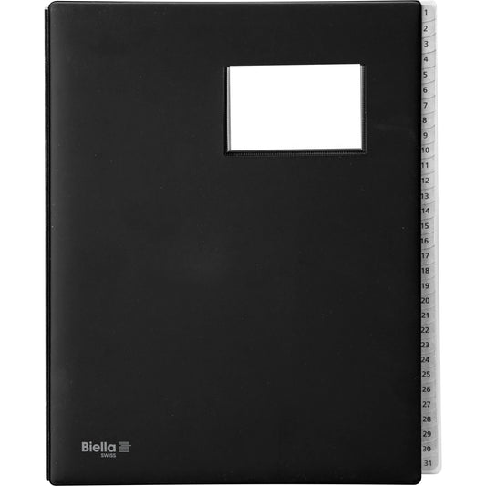 BIELLA Pultmappe Pronto A4 32043102U schwarz 31-teilig Idealshop