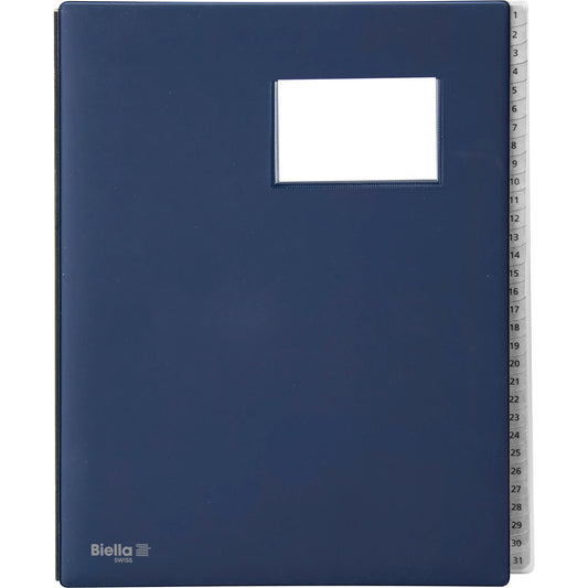 BIELLA Pultmappe Pronto A4 32043107U dunkelblau 31-teilig Idealshop