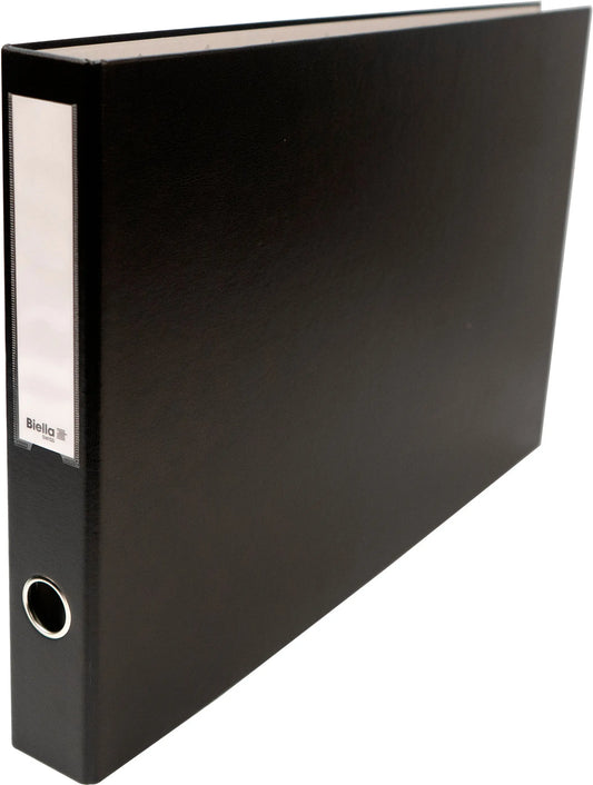 BIELLA Ringbuch Plasti-Quatro 4cm 12735402U schwarz 4-Ring A3 quer Idealshop