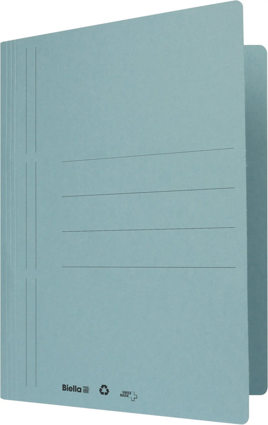 BIELLA Schnellhefter Biella 6 A4 16640005U blau, 320gm2 100 Bl. Idealshop