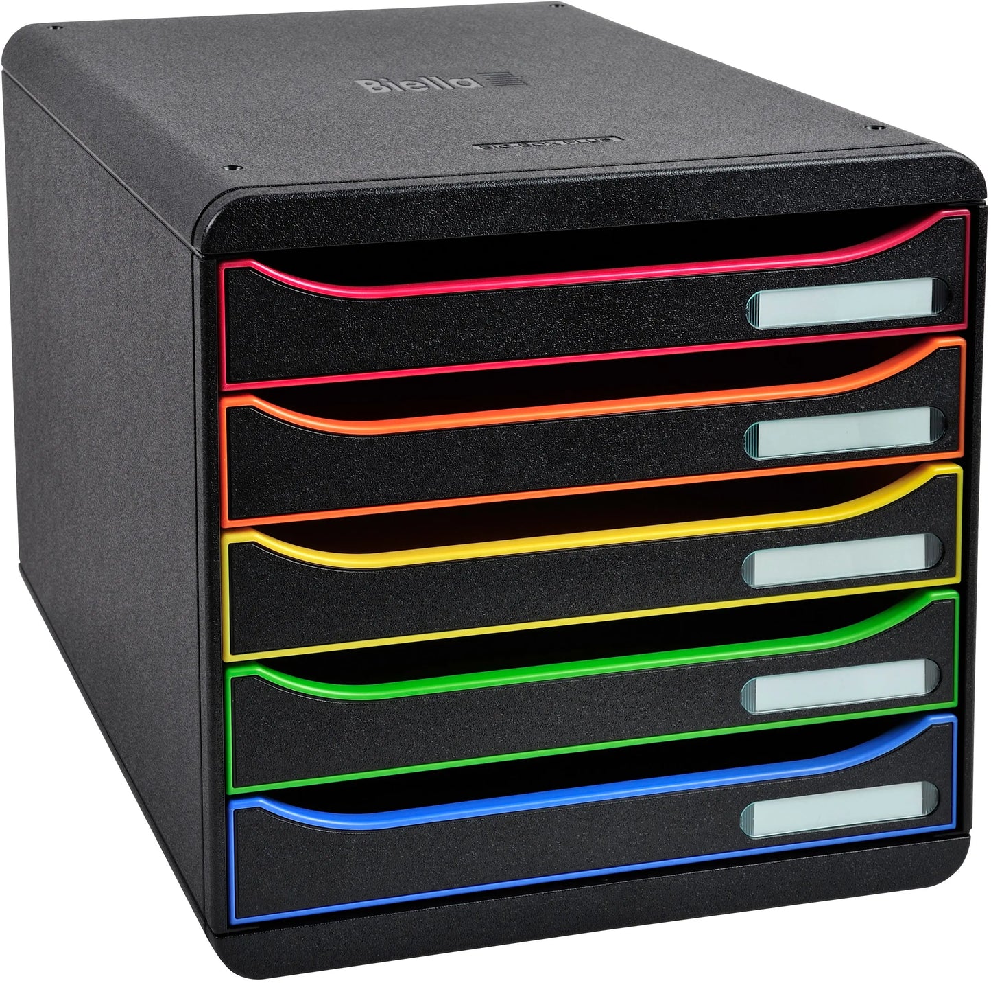 BIELLA Schubladenbox PLUS BIGBOX A4+ 30991402BIDU schwarz/Harlekin, 5 Schubl. Idealshop