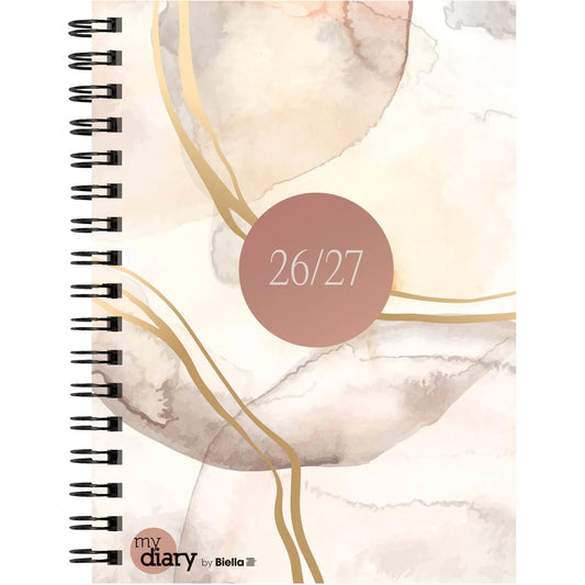 BIELLA Schüleragenda Abstract 26/27 806517880027U 1W/2S 12x16.5cm Idealshop