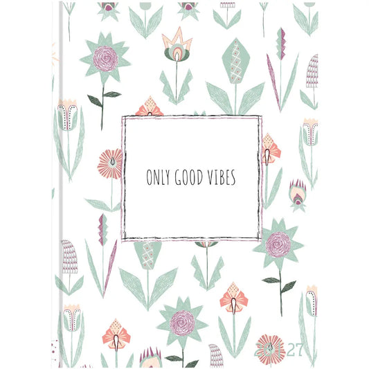 BIELLA Schüleragenda Flower 26/27 806544900027U 1T/1S 12x16.5cm Idealshop