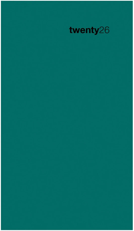 BIELLA Taschenagenda Colorful 2026 830760090026U 1W/2S petrol ML 8.7x15.3cm Idealshop