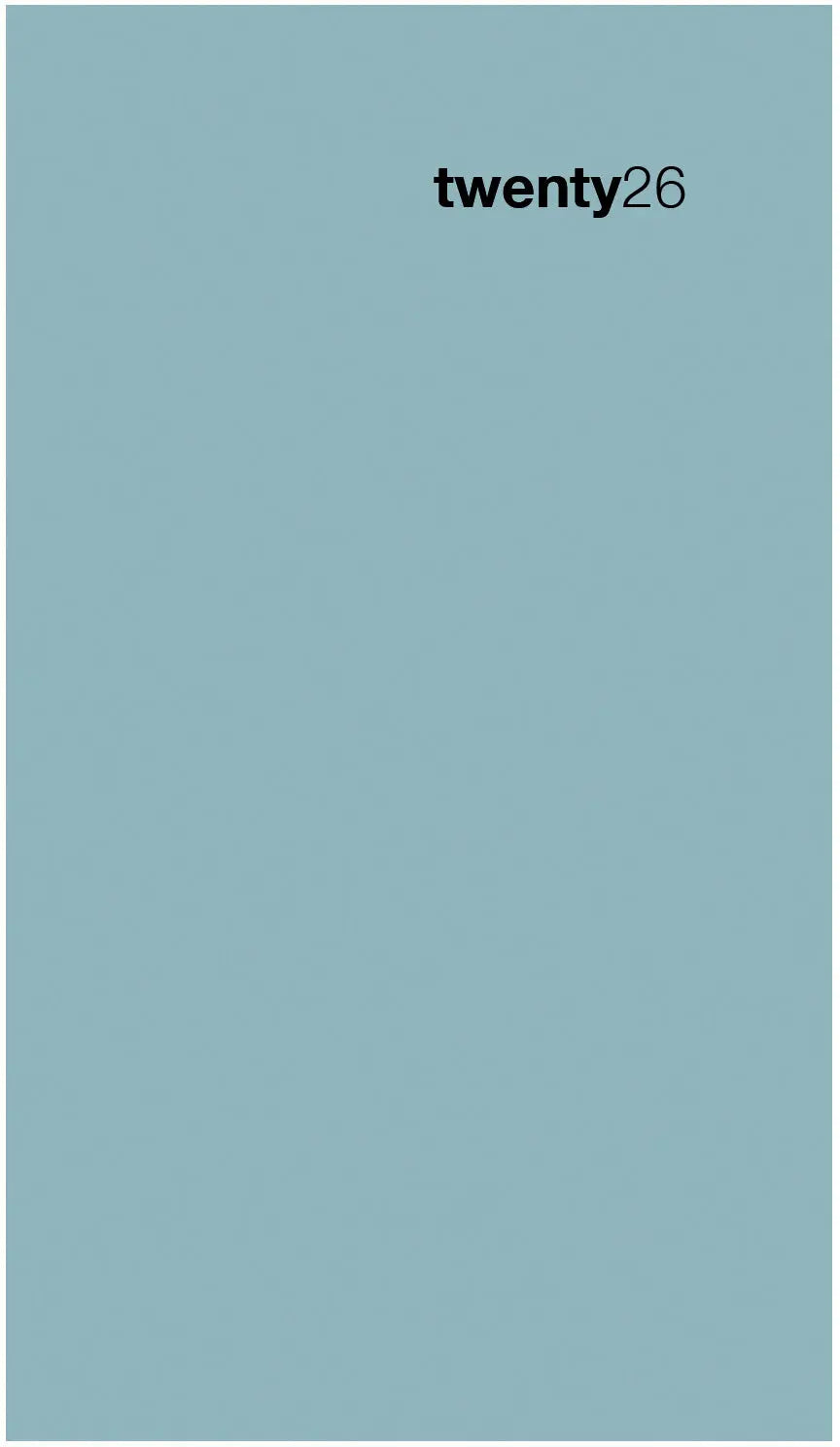 BIELLA Taschenagenda Colorful 2026 830760310026U 1W/2S salb.grün ML 8.7x15.3cm Idealshop