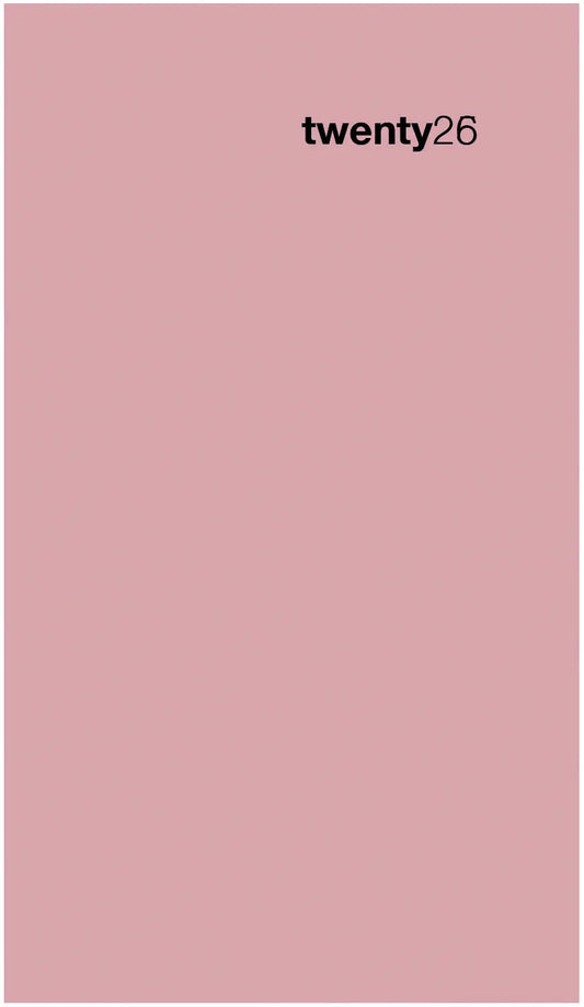 BIELLA Taschenagenda Colorful 2026 830760400026U 1W/2S rosa ML 8.7x15.3cm Idealshop